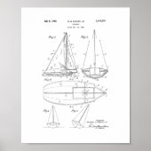 Sailboot Patent Poster (Voorkant)