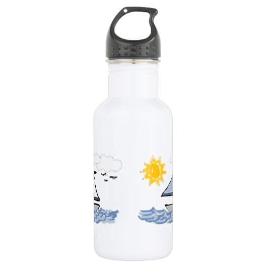 Sailboot PB Waterfles (Voorkant)