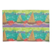 Sailboot Pillowcase Kussensloop (Voorkant)