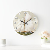 Sailboot Print Grote Klok (Huis)