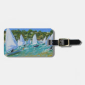 Sailboot Race Bagagelabel (Voorkant horizontaal)