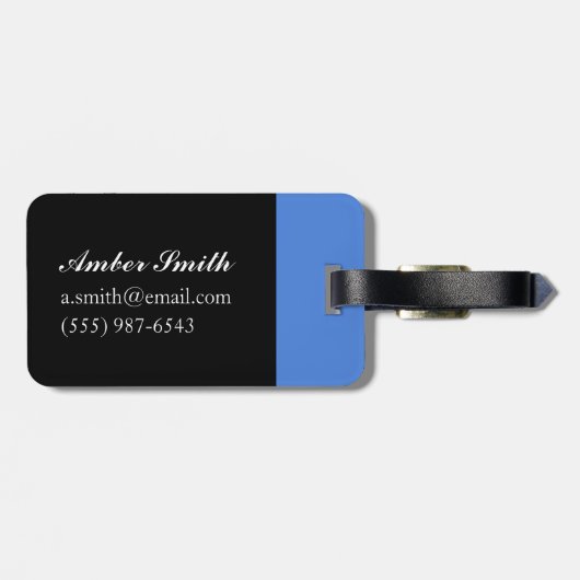 Sailboot Race Bagagelabel (Achterkant horizontaal)