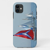Sailboot Regatta Case-Mate iPhone Case (Achterkant)