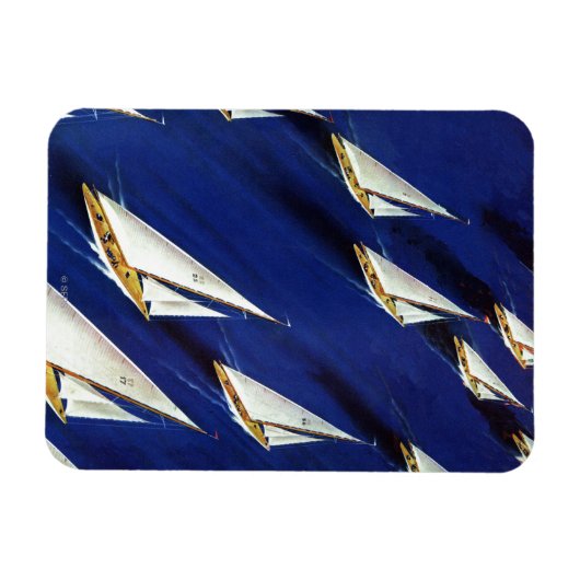 Sailboot Regatta van Ski Weld Magneet (Horizontaal)