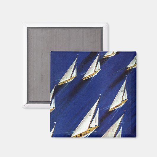 Sailboot Regatta van Ski Weld Magneet (Voorkant / Achterkant)