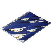 Sailboot Regatta van Ski Weld Notitieboek (Linkerzijde)