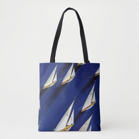 Sailboot Regatta van Ski Weld Tote Bag (Voorkant)