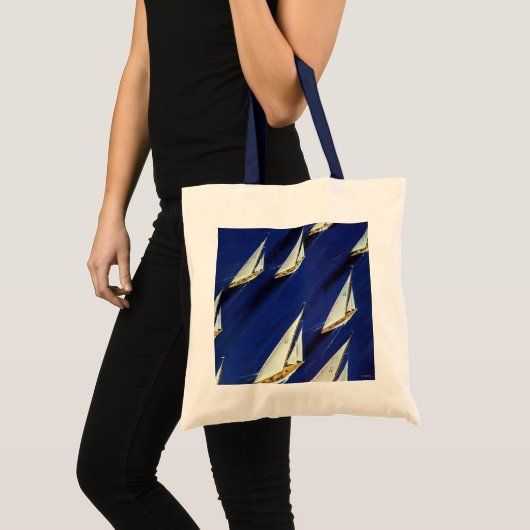 Sailboot Regatta van Ski Weld Tote Bag (Voorkant (product))