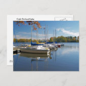 Sailboot Row Briefkaart (Voorkant / Achterkant)