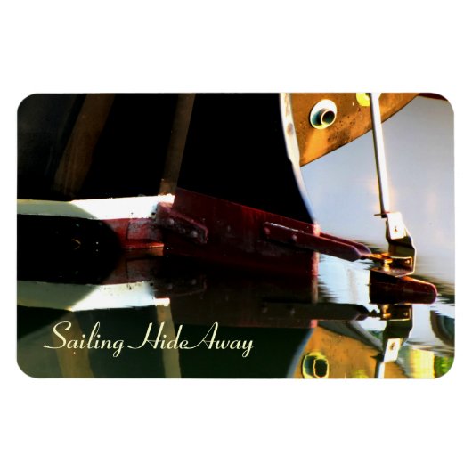 Sailboot Rudder Reflections Flexi Magnet Magneet (Horizontaal)
