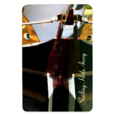 Sailboot Rudder Reflections Flexi Magnet Magneet (Verticaal)