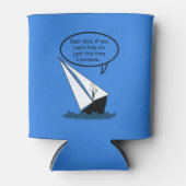 Sailboot Sailing Beste God Funny Koelbox Blikjeskoeler (Voorkant)