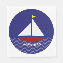 Sailboot Sailing Design Paper Napkins Servet