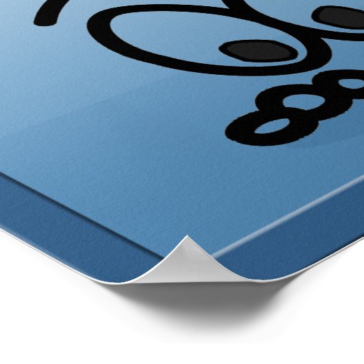 Sailboot Sailors My Boat My Rules Funny Poster (Hoek)