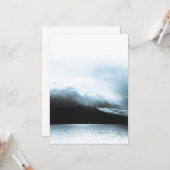 Sailboot Seascape Foto Kaart (Voorkant / Achterkant in situ)