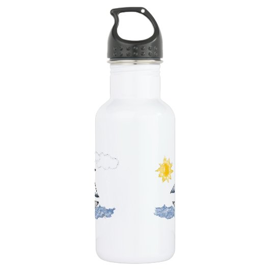 Sailboot SG Waterfles (Achterkant)