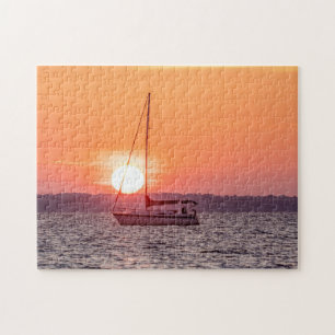 Sailboot Sunrise Legpuzzel