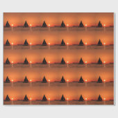 Sailboot Sunset Cadeaupapier (Vlak)