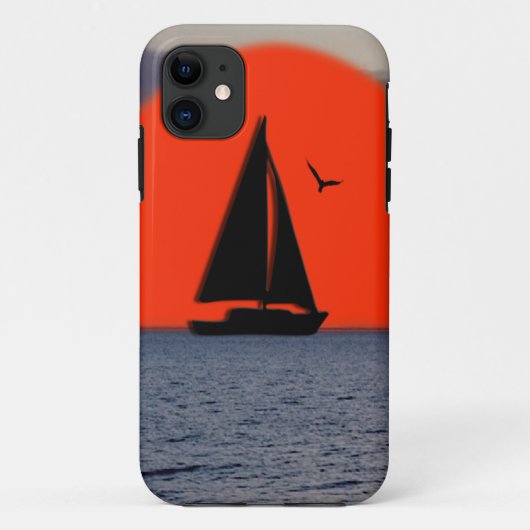 Sailboot Sunset Case-Mate iPhone Case (Achterkant)