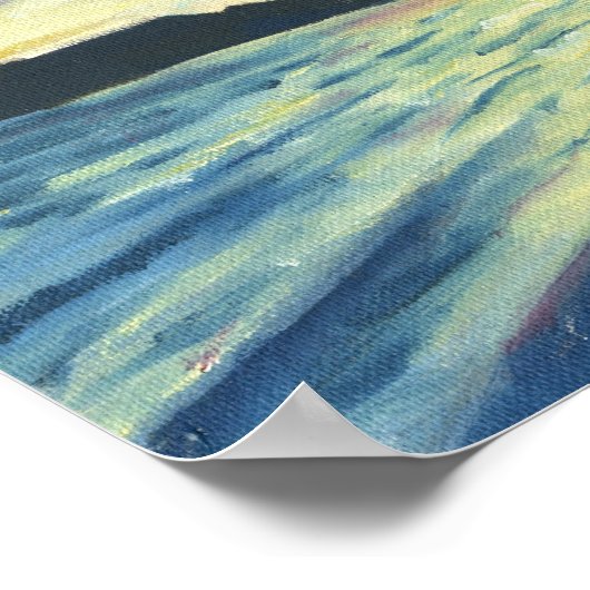 Sailboot Sunset Poster (Hoek)