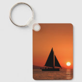 Sailboot Sunset Sleutelhanger (Voorkant)