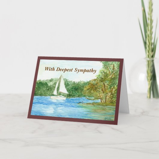 Sailboot Sympathia Card Kaart (Voorkant)