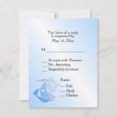 Sailboot Theater RSVP met menukeuze van entree (Voorkant)