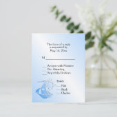 Sailboot Theater RSVP met menukeuze van entree Kaartje (Staand voorkant)