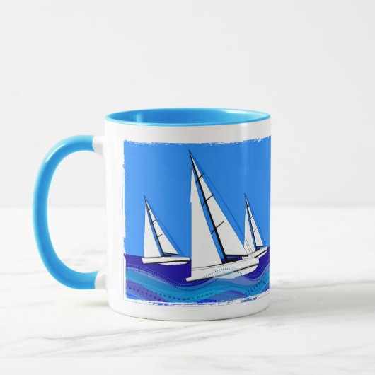 Sailboot Trio Mok (Links)