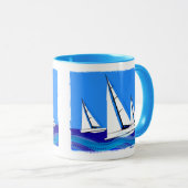 Sailboot Trio Mok (Voorkant rechts)