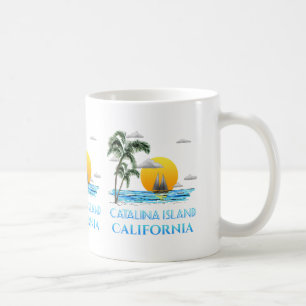 Sailboot van Catalina Island California Koffiemok