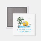 Sailboot van Catalina Island California Magneet (Voorkant / Achterkant)