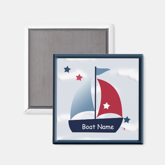 Sailbootontwerper voor geluidsdemping magneet (Voorkant / Achterkant)