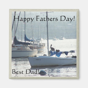 Sailboten Fathers Day Magnet