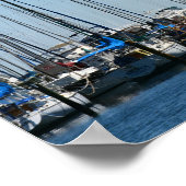 Sailboten St. Petersburg Florida Marina Poster (Hoek)