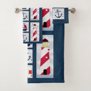 Saildesign voor geluid bad handdoek