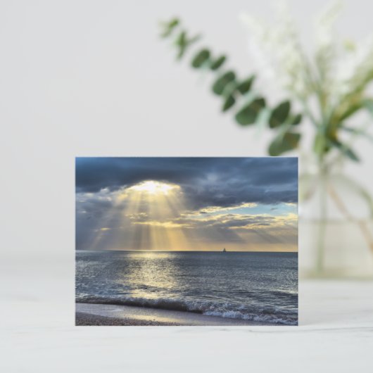 Sailen in de zon - Briefkaart (Staand voorkant)