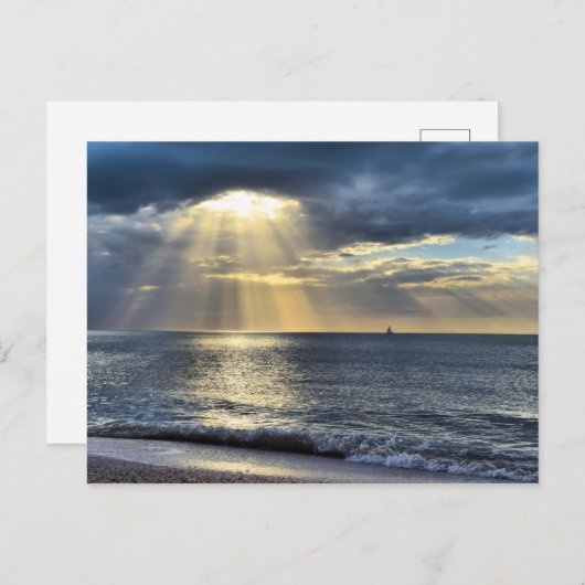 Sailen in de zon - Briefkaart (Voorkant / Achterkant)