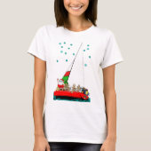 Sailen met kerstmis t-shirt (Voorkant)