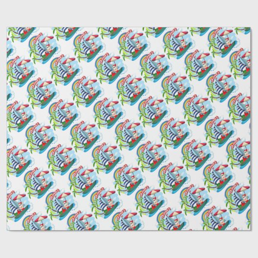 Sailen van kerstcadeaupapier cadeaupapier (Vlak)