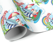 Sailen van kerstcadeaupapier cadeaupapier (Rol Hoek)