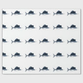 Sailfish Patroon Cadeaupapier (Vlak)