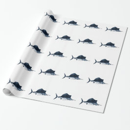 Sailfish Patroon Cadeaupapier