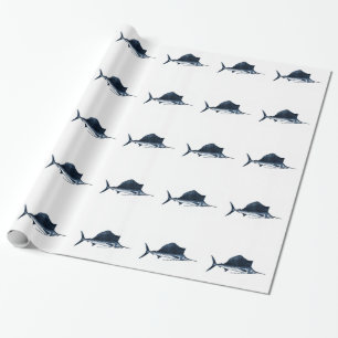 Sailfish Patroon Cadeaupapier
