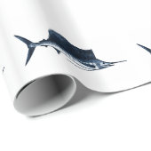 Sailfish Patroon Cadeaupapier (Rol Hoek)