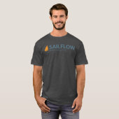 SailFlow-Mannen — T-Shirt (Voorkant volledig)