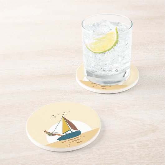 Sailing Adventure Onderzetter (Zijkant)