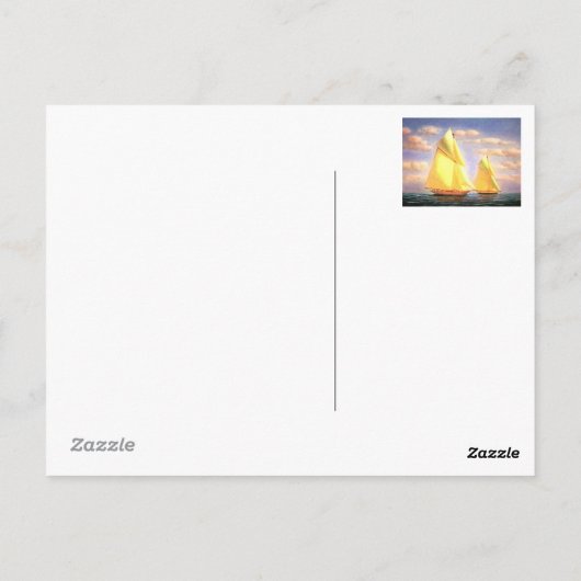 Sailing Adventures Briefkaart (Achterkant)