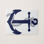 Sailing Anchor Navy Legpuzzel (Horizontaal)
