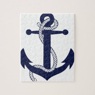 Sailing Anchor Navy Legpuzzel